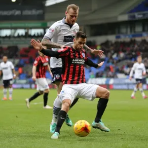 Sam Baldock in Action: Brighton and Hove Albion vs. Bolton Wanderers, Sky Bet Championship (28FEB15)
