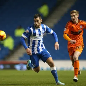 Sam Baldock in Action: Brighton & Hove Albion vs Ipswich Town (January 2015)