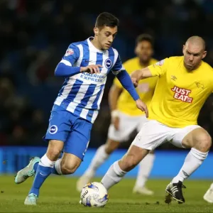 Sam Baldock Scores: Brighton & Hove Albion vs Derby County in Championship Clash (03MAR15) Sam Baldock Scores: Brighton & Hove Albion vs Derby County in Championship Clash (03MAR15)