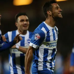 Sam Baldock Scores the Winning Goal: Brighton and Hove Albion at Bournemouth, 2014 Sam Baldock Scores the Winning Goal: Brighton and Hove Albion at Bournemouth, 2014