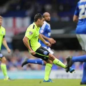 Sam Baldock's Thrilling Performance: Ipswich Town vs. Brighton & Hove Albion, Sky Bet Championship (28.08.2015)