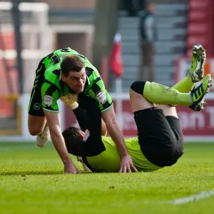 Sam Vokes Scores the Game-Winning Goal for Brighton & Hove Albion against Nottingham Forest, March 24, 2012 Sam Vokes Scores the Game-Winning Goal for Brighton & Hove Albion against Nottingham Forest, March 24, 2012