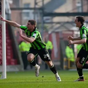 Sam Vokes Scores Opening Goal: Nottingham Forest vs. Brighton & Hove Albion, March 24, 2012 Sam Vokes Scores Opening Goal: Nottingham Forest vs. Brighton & Hove Albion, March 24, 2012
