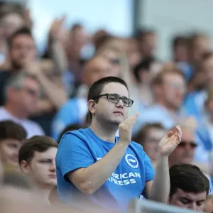 Sea of Supporters: Brighton and Hove Albion vs Atletico de Madrid at the American Express Community Stadium (06AUG17) Sea of Supporters: Brighton and Hove Albion vs Atletico de Madrid at the American Express Community Stadium (06AUG17)