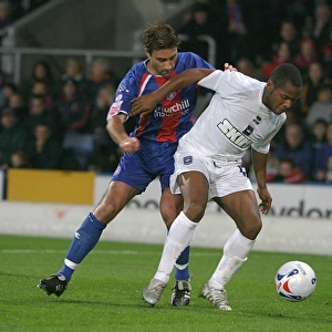 Sebastien Carole battles with Marco Reich of Palace