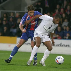 Sebastien Carole battles with Marco Reich of Palace