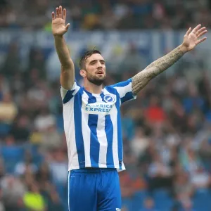 Shane Duffy Defending for Brighton & Hove Albion against Brentford at American Express Community Stadium (2016) Shane Duffy Defending for Brighton & Hove Albion against Brentford at American Express Community Stadium (2016)