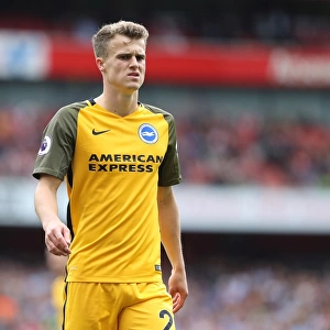 Solly March in Action: Arsenal vs. Brighton and Hove Albion, Premier League (1st October 2017)