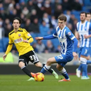 Solly March: In Action Against Brentford, January 2015 (Brighton and Hove Albion vs. Brentford, 17JAN15)