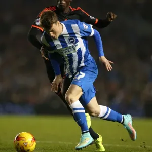 Solly March in Action: Brighton and Hove Albion vs. Fulham, American Express Community Stadium (29 November 2014)