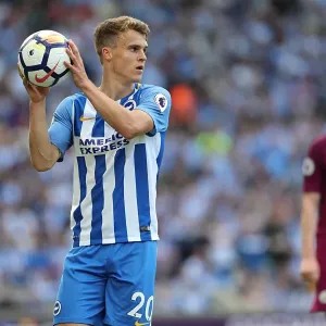 Solly March in Action: Brighton and Hove Albion vs Manchester City, Premier League (12th August 2017) Solly March in Action: Brighton and Hove Albion vs Manchester City, Premier League (12th August 2017)