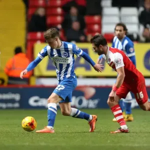 Solly March in Action: Charlton Athletic vs. Brighton and Hove Albion, The Valley, 2015 Solly March in Action: Charlton Athletic vs. Brighton and Hove Albion, The Valley, 2015