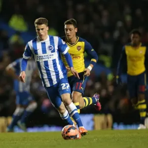 Solly March in Action: FA Cup 2015 - Brighton and Hove Albion vs. Arsenal Solly March in Action: FA Cup 2015 - Brighton and Hove Albion vs. Arsenal