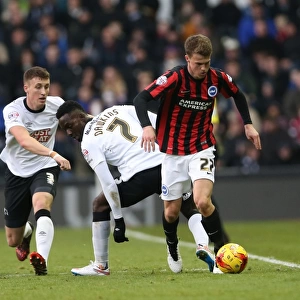 Solly March Leads Brighton and Hove Albion Charge Against Derby County (6th December 2014)