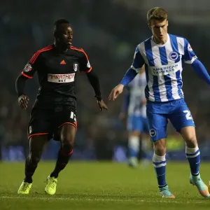 Solomon March in Action: Brighton & Hove Albion vs Fulham, American Express Community Stadium (November 2014)
