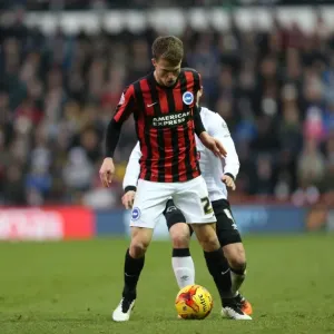 Solomon March in Action: Derby County vs. Brighton & Hove Albion, Sky Bet Championship, iPro Stadium, December 6, 2014