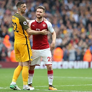 Former Teammates Clash: Shane Duffy (Brighton) vs. Shkodran Mustafi (Arsenal) - Premier League Showdown, 01OCT17