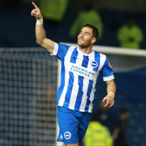 Tomer Hemed Scores Penalty for Brighton against Leeds United - Sky Bet Championship 2016