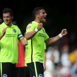 Tomer Hemed's Celebration: Brighton's Victory Over Fulham in Sky Bet Championship (15/08/2015) Tomer Hemed's Celebration: Brighton's Victory Over Fulham in Sky Bet Championship (15/08/2015)