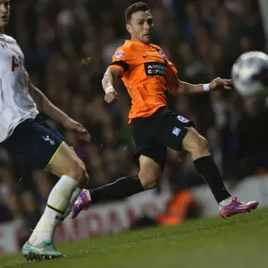 Tottenham vs. Brighton: Adrian Colunga in Action at White Hart Lane, 2014 Tottenham vs. Brighton: Adrian Colunga in Action at White Hart Lane, 2014