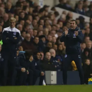Tottenham vs. Brighton: Nathan Jones in Action during the Capital One Cup Showdown at White Hart Lane, October 2014 Tottenham vs. Brighton: Nathan Jones in Action during the Capital One Cup Showdown at White Hart Lane, October 2014