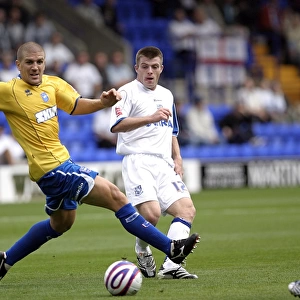 Tranmere Rovers away match action 2007-08