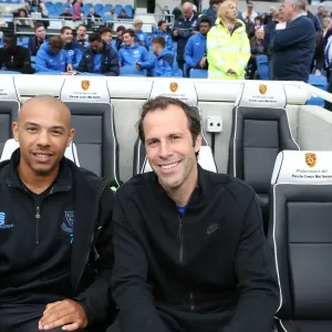 Tymal Mills and Greg Rusedski: A Sporting Duo at Brighton and Hove Albion vs. Watford (25APR15) Tymal Mills and Greg Rusedski: A Sporting Duo at Brighton and Hove Albion vs. Watford (25APR15)