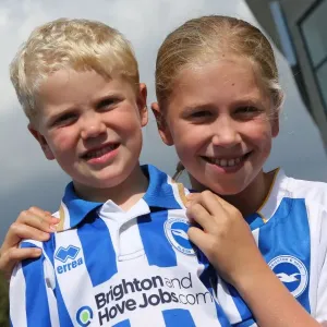 Unforgettable Fan Interaction: Brighton & Hove Albion FC Club Shop Signing Event, September 2013