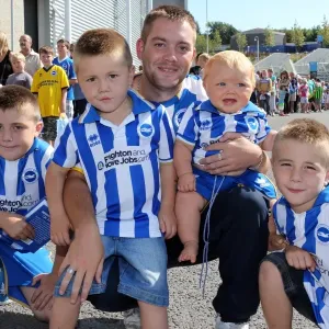 Unforgettable Fan Interaction: Brighton & Hove Albion FC Club Shop Signing Event, September 2013
