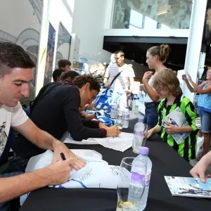 Unforgettable Fan Interaction: Brighton & Hove Albion FC Club Shop Signing Event, September 2013