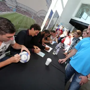 Unforgettable Fan Interaction: Brighton & Hove Albion FC Club Shop Signing Event, September 2013