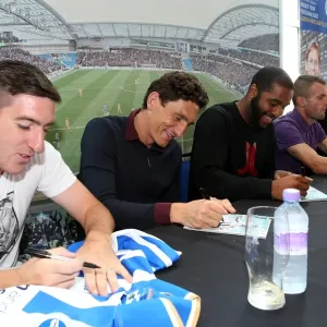 Unforgettable Fan Interactions: Brighton & Hove Albion FC Club Shop Signing Event, September 2013