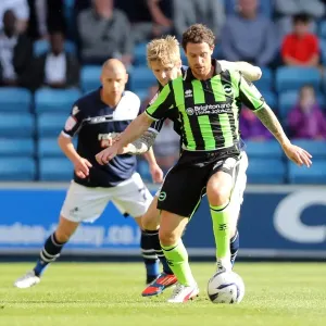 Wayne Bridge Print, Millwall v Brighton & Hove Albion, The Den Wayne Bridge Print, Millwall v Brighton & Hove Albion, The Den