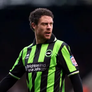 Wayne Bridge Scores for Brighton & Hove Albion Against Ipswich Town, Npower Championship, January 2013