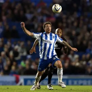 Wayne Bridge Print, Brighton & Hove Albion vs Birmingham City