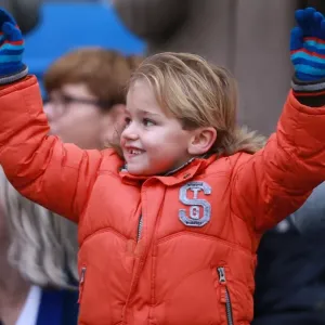 Young Albion Fan's Excitement at Brighton and Hove Albion vs Fulham Championship Match, 26th November 2016 Young Albion Fan's Excitement at Brighton and Hove Albion vs Fulham Championship Match, 26th November 2016