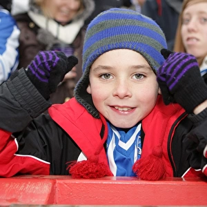 A young fan at Exeter City, January 2011