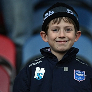 A young fan at Huddersfield Town, December 2010