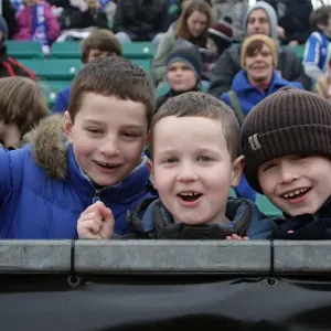 Young fans at Withdean Stadium v Peterborough Jan 2011 Young fans at Withdean Stadium v Peterborough Jan 2011