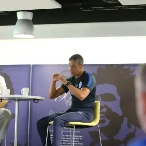Young Seagulls Open Training Session with Alan Mullery and Chris Hughton (31st July 2015)