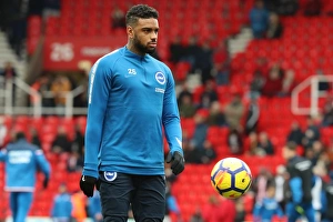 Stoke City 10FEB18 Prints: 10FEB18: Intense Battle – Stoke City vs. Brighton and Hove Albion, Premier League