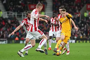 Stoke City 10FEB18 Prints: 10FEB18: Intense Premier League Clash - Stoke City vs. Brighton and Hove Albion