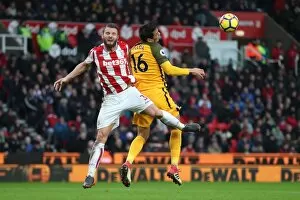 Images Dated 10th February 2018: 10FEB18: Premier League Showdown - Stoke City vs. Brighton and Hove Albion at The Bet365 Stadium