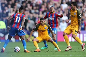 14APR18: Crystal Palace vs. Brighton & Hove Albion - Intense Premier League Clash at Selhurst Park