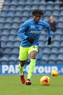 Preston North End 14JAN17 Prints: 14Jan17: Intense Championship Clash - Preston North End vs Brighton and Hove Albion at Deepdale