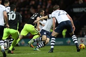 Images Dated 14th January 2017: 14Jan17: Sky Bet Championship Clash - Preston North End vs. Brighton and Hove Albion at Deepdale