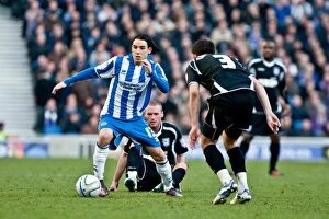 Images Dated 25th February 2012: 2011-12 Home Battle: Brighton & Hove Albion vs Ipswich Town - Christmas Showdown
