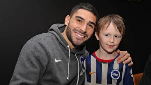 At The American Express Community Stadium Collection: 2019/20 Season: Brighton & Hove Albion FC Player Signing Session with Neal Maupay, Dale Stephens