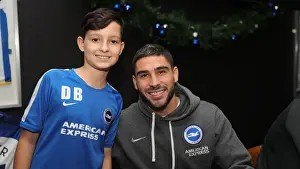 2019/20 Season: Brighton & Hove Albion FC Player Signing Session with Neal Maupay, Dale Stephens, Aaron Connolly, and Adam Webster at Amex Stadium