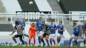 Images Dated 20th September 2020: 2020-21 Premier League: Intense Action from Newcastle United vs. Brighton and Hove Albion